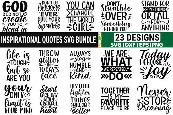 Download Inspirational Quotes Bundle - Premium Bundle